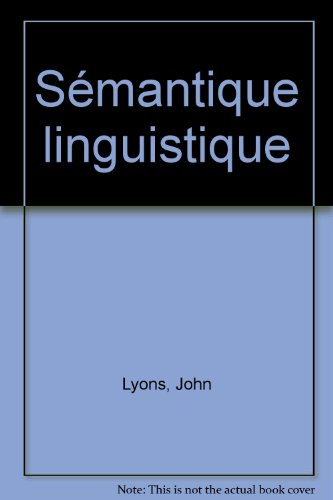 sémantique linguistique