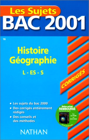 Histoire géographie L, ES, S