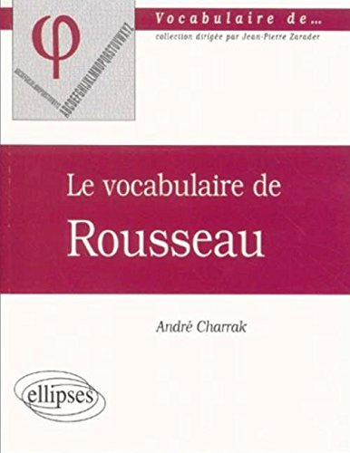 Le vocabulaire de Rousseau