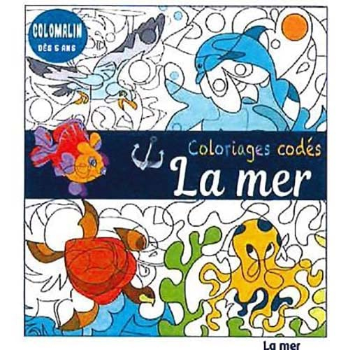 La mer : coloriages codés