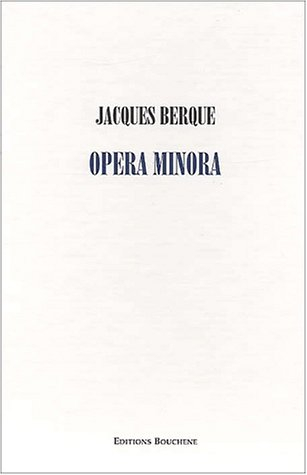 Opera minora