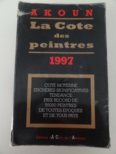 La cote des peintres 1997