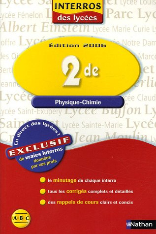 Physique-chimie 2de