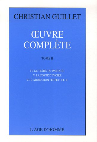 Oeuvre complète. Vol. 2