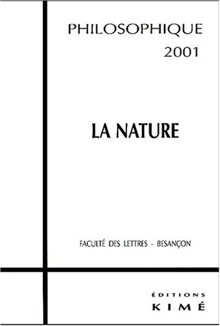 Philosophique. La nature
