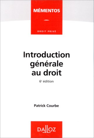 Introduction générale au droit