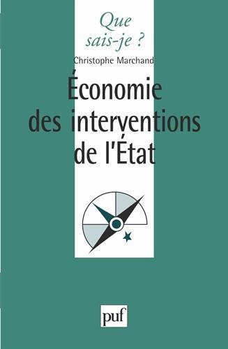 Economie des interventions de l'Etat : théorie des droits publics