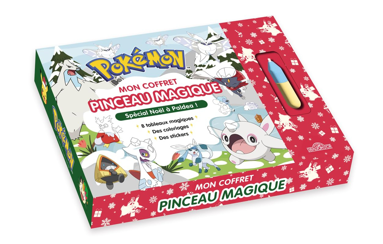 Pokémon : Mon coffret pinceau magique : Spécial Noël à Paldea !