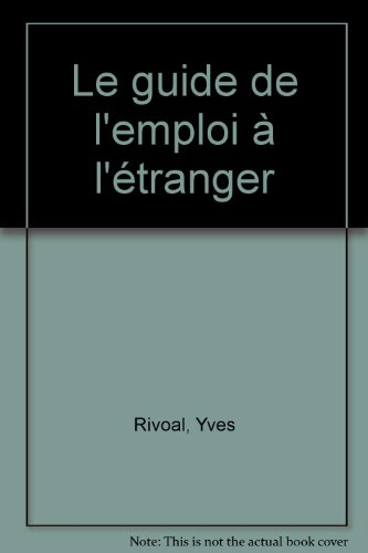 Guide de l'emploi à l'étranger