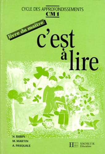 C'est à lire CM1, livre du maître