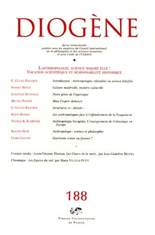 diogène, numéro 188, 1999