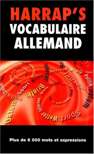 Harrap's vocabulaire allemand