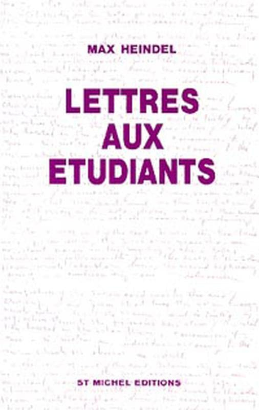 Lettres aux étudiants : décembre 1910 à janvier 1919
