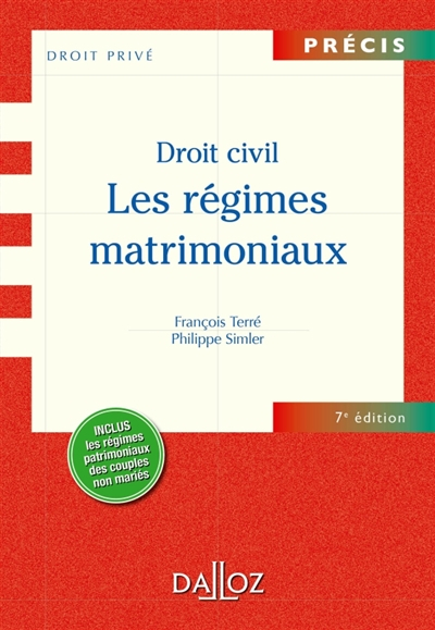 Droit civil : les régimes matrimoniaux