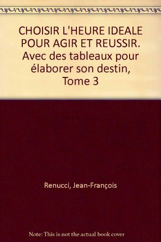 Choisir l'heure idéale pour agir et réussir