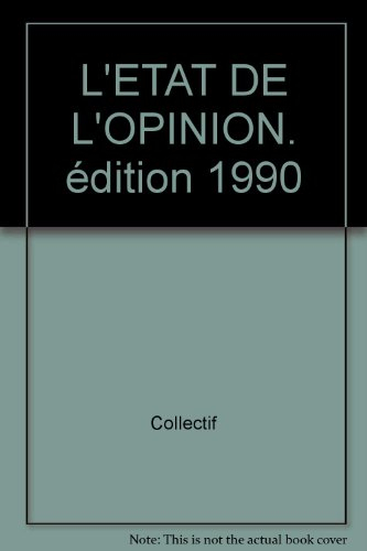 L'Etat de l'opinion : 1990
