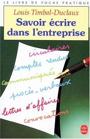 Savoir écrire dans l'entreprise
