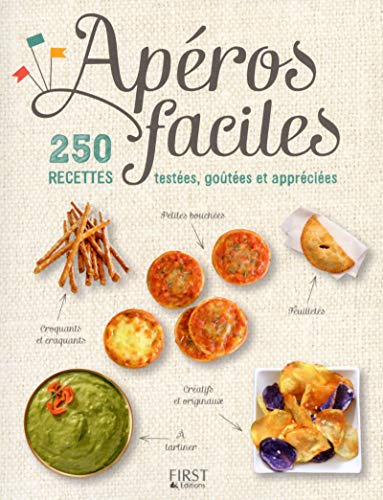 Apéros faciles : 250 recettes testées, goûtées et appréciées
