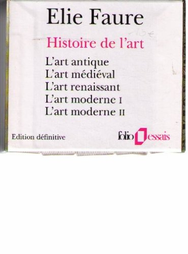 histoire de l'art, coffret 5 volumes