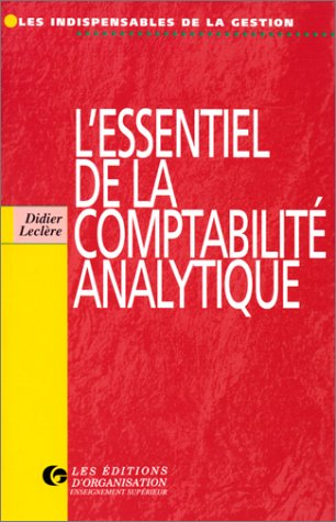 l'essentiel de la comptabilité analytique