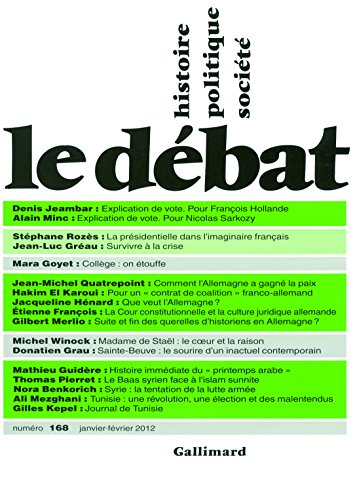 Débat (Le), n° 168
