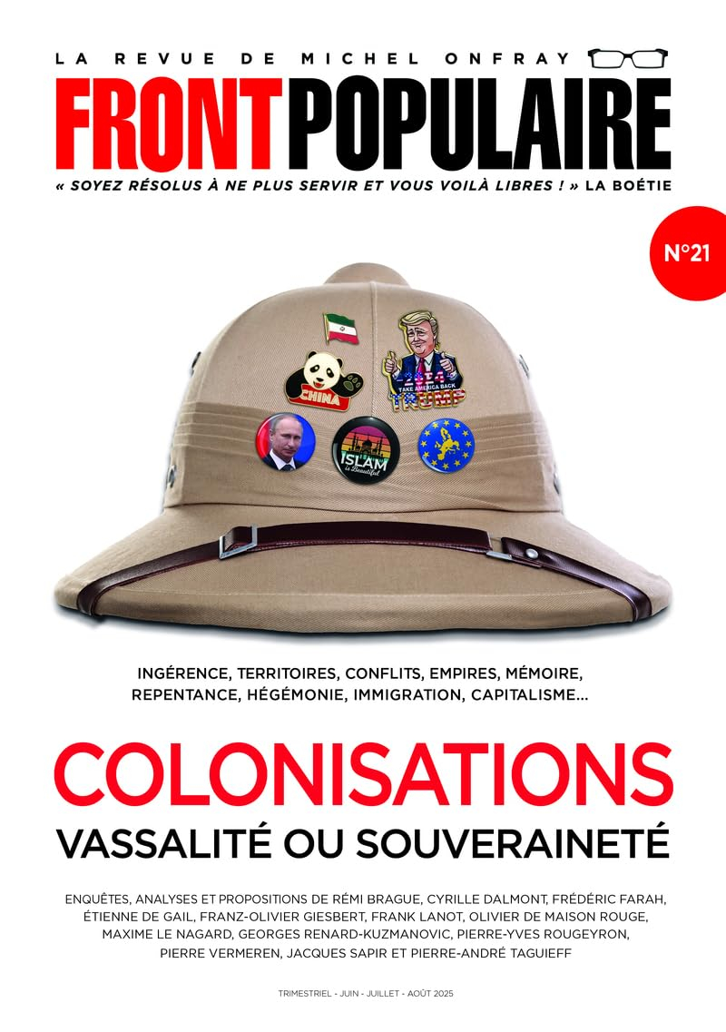 Front populaire, n° 21. Colonisations : vassalité ou souveraineté