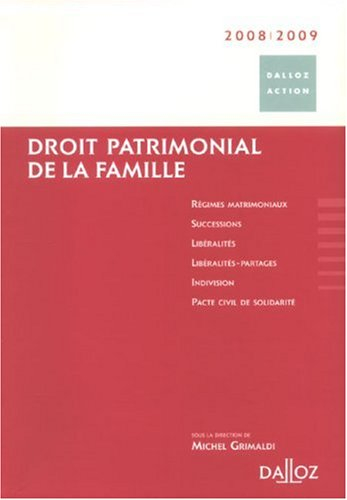 Droit patrimonial de la famille