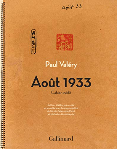 Août 1933 : cahier inédit