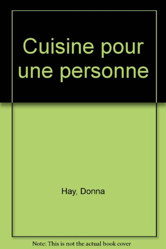 Cuisine pour une personne