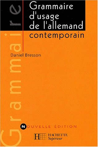 Grammaire d'usage de l'allemand contemporain