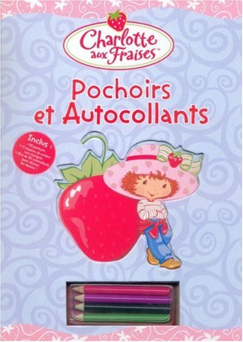 Charlotte aux fraises : pochoirs et autocollants