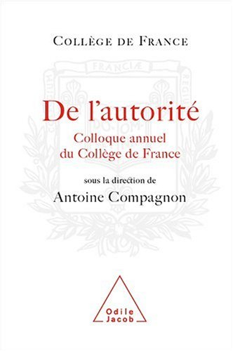 De l'autorité