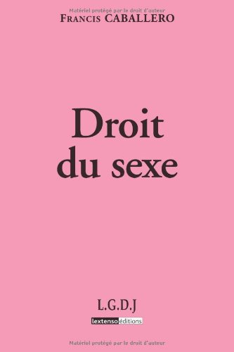 Droit du sexe