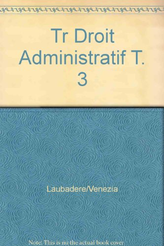 traite de droit administratif / les grands services publics administratifs