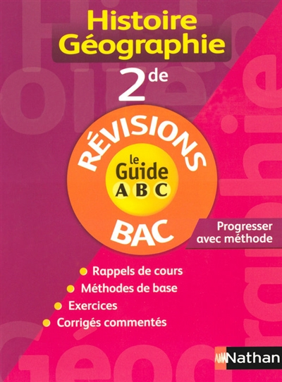 Histoire géographie, 2de