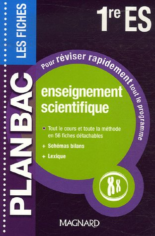Enseignement scientifique, 1re ES