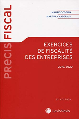 Exercices de fiscalité des entreprises : 2019-2020