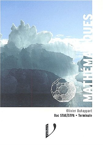 Mathématiques, baccalauréat STAE-STPA, terminale