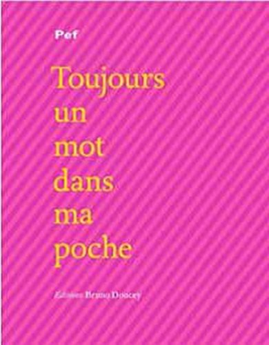 Toujours un mot dans ma poche