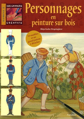 Personnages en peinture sur bois