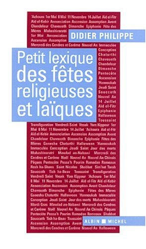 Petit lexique des fêtes religieuses et laïques
