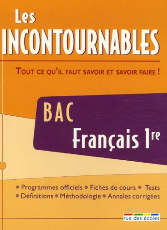 Bac français 1re