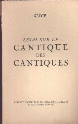 Essai sur le Cantique des cantiques