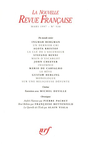 Nouvelle revue française, n° 530