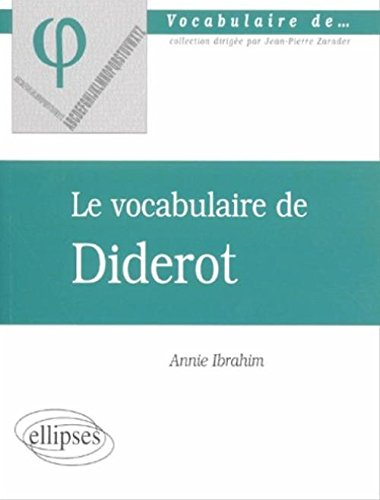 Le vocabulaire de Diderot