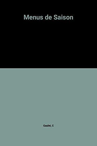 menus de saison