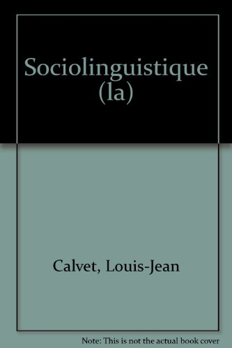 la sociolinguistique
