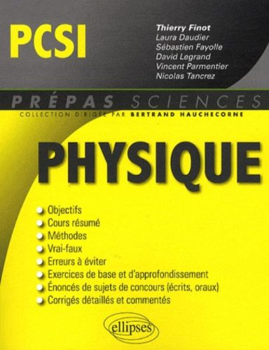 Physique PCSI