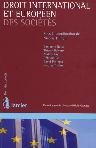 Droit international et européen des sociétés