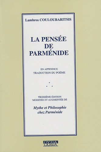 La pensée de Parménide